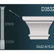 Капитель пилястры D3532