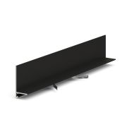Микроплинтус LACONISTIQ L MAX угловой Черный МУАР (35,6х16,2х4,9х2450мм)
