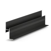 Теневая рейка LACONISTIQ Multilevel (разноуровневая) Черный МУАР RAL9005 (46.3*27.7*3000мм.) под подсветку