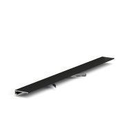 Микроплинтус LACONISTIQ micro 15 classic Чёрный матовый RAL9005 (15х5х2450мм)