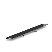 Микроплинтус LACONISTIQ micro 19 ARM Чёрный анодированный (19х5,5х2450мм)