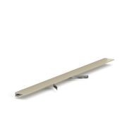 Микроплинтус LACONISTIQ micro 15 classic Светлый Шампань анодированный (15х5х2450мм)
