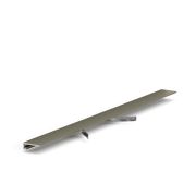 Микроплинтус LACONISTIQ micro 15 classic Шампань анодированный (15х5х2450мм)