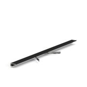 Микроплинтус LACONISTIQ Micro 11 mini Чёрный анодированный (11х5х2000мм)