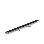 Микроплинтус LACONISTIQ Micro 11 mini Чёрный матовый RAL9005 (11х5х2000мм)