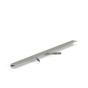 Микроплинтус LACONISTIQ Micro 11 mini Серебристый анодированный (11х5х2000мм)