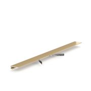 Микроплинтус LACONISTIQ micro 15 classic Gold Edition анодированное (15х5х2450мм)