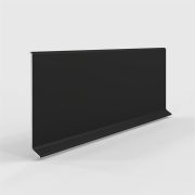 Плинтус алюминиевый LACONISTIQ Adhesive 80мм Черный матовый RAL9005. (80*10*2500мм)