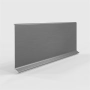 Плинтус алюминиевый LACONISTIQ Adhesive 80мм Серебристый анод. (80*10*2500мм)