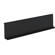 Плинтус алюминиевый LACONISTIQ Adhesive 62мм Черный матовый RAL9005 (62*15*3000мм)
